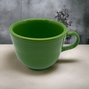 Fiestaware Vintage Coffee Tea Cup Green Ring Handle 2.75" h